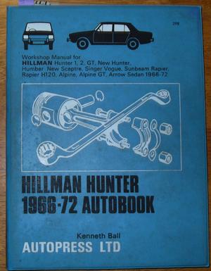 Hillman Hunter 1966-72 Autobook