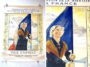 Cinquantenaire de la Réunion de la Savoie à la France, 1860 - 1910. Ville d'Annecy - Fête du 5 se...