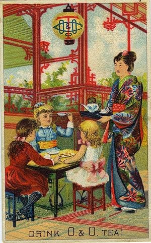 Oriental and Occidental Tea Co., New York, advertising trade card