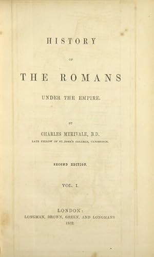 History of the Romans under the empire. Second edition