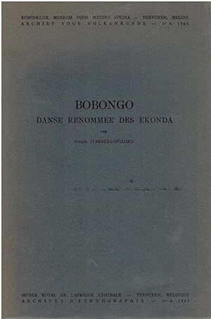 Bobongo: Danse Renommee des Ekonda du Lac Leopold II, une Institution. Parasccolaire.