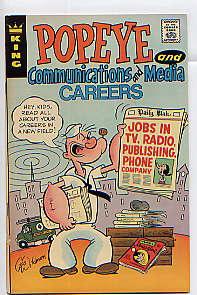 POPEYE AND COMMUNICATIONS AND MARKETING CAREERS: E3(1972): Comic
