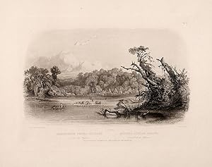 Punka Indians camped on the banks of the Missouri