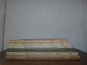 Histoire du livre et de l'imprimerie en Belgique. 6 tomes