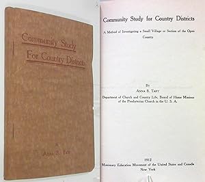 COMMUNITY STUDY FOR COUNTRY DISTRICTS (1912)