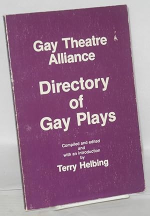 Gay Theatre Alliance directory of gay plays