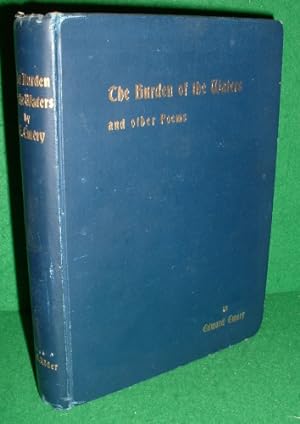 THE BURDEN OF THE WATERS AND OTHER POEMS [SIGNED COPY ] English Text