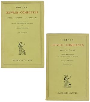 OEUVRES COMPLETES. Tome I. Odes ed Epodes - Tome II. Satires - Epitres - Art poétique.: