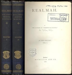 REALMAH. By the Author of "Friends in Council". In Two Volumes.