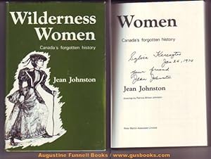WILDERNESS WOMEN, Canada's forgotten history (signed)