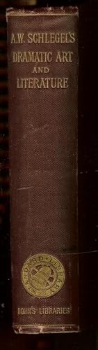 Lectures on Dramatic Art & Literature Schlegel 1892 [Hardcover]; John Black