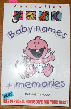 Australian Baby Names and Memories