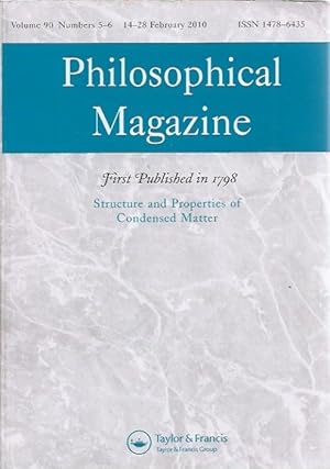 Philosophical Magazine__Vol. 90 N. 5-6