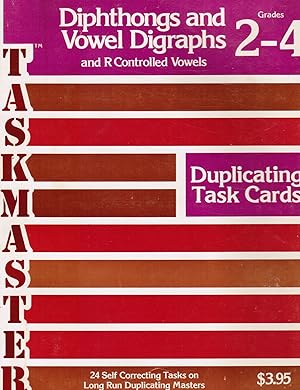 Diphthongs and Vowel Digraphs and R Controlled Vowels For Grades 2 - 4