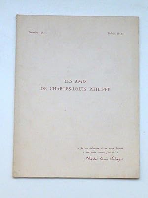 Les Amis de Charles-Louis Philippe, Bulletin n°20 (2e série)