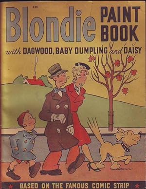 BLONDIE PAINT BOOK with Dagwood, Baby Dumpling and Daisy