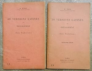 50 versions latines de baccalauréat (sans traductions). Première et deuxième séries.