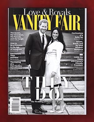 Vanity Fair Magazine Love & Royals Issue - May, 2018. Prince Harry and Meghan Markle (cover) - Th...