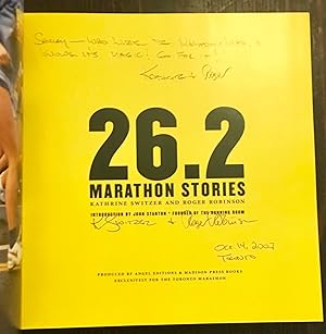 26.2: Marathon Stories (Inscribed and signed by both authors)