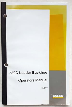580C Loader Backhoe Operators Manual (9-4977)