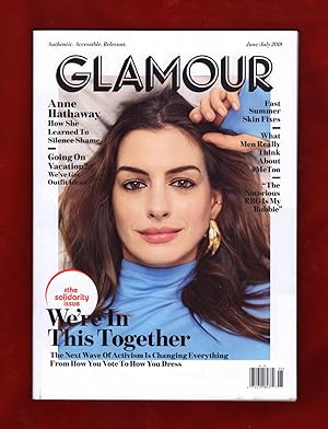 Glamour Magazine - June - July, 2018. Anne Hathaway Cover. Solidarity Issue. Next Activism; Summe...