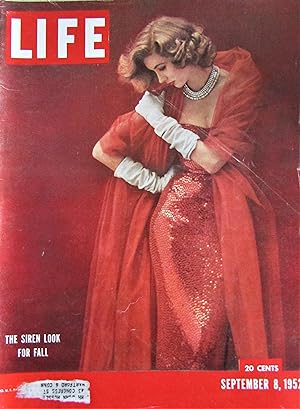 Life Magazine September 8, 1952 -- Cover: The Siren Look for Fall