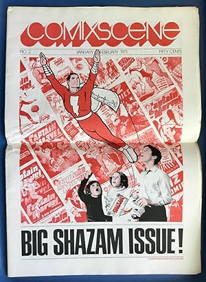 COMIXSCENE No. 2 : BIG SHAZAM ISSUE! (January - February 1973) VF
