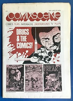 COMIXSCENE No. 4 : DRUGS & THE COMICS! (May - June 1973) VF