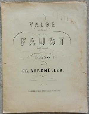 Valse brillante sur Faust de Ch. Gounod, pour piano.