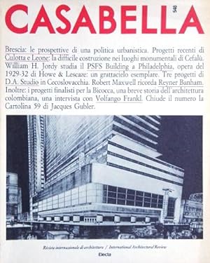 Casabella 548 - Brescia: le prospettive di una politica urbanistica. Progetti recenti di Culotta ...