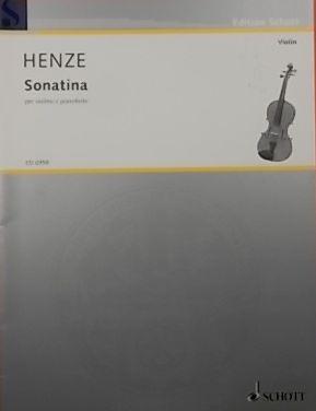 Sonatina per violino e pianoforte (Piano score and part)