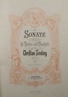 Sonate, Op.27, fur Violine und Pianoforte (Piano score and part)