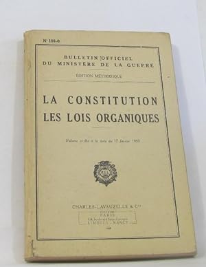 La constitution les lois organiques