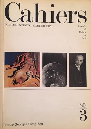 Cahiers du Musée National d'Art Moderne 3 janvier/mars 80