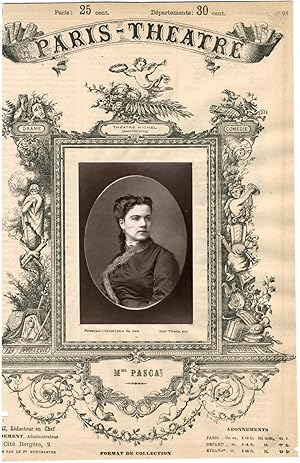 Lemercier, Paris-Théâtre, Alice Marie Angèle Pasquier dite Madame Pasca (1833-1914), actrice