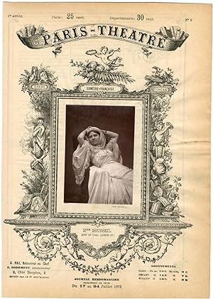 Cliché Carjat, Paris-Théâtre, Rosélia Rousseil (1840-1916), actrice