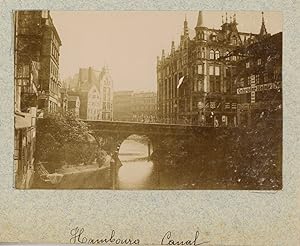 Allemagne, Hambourg, le canal