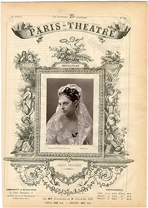 Lemercier, Paris-Théâtre, Marie Heilbron ou Heilbronn (1851-1886), chanteuse