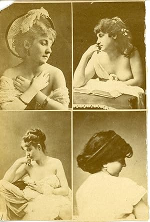 France, Portraits de femmes, ca.1885, vintage albumen print