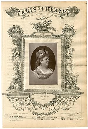 Lemercier, Paris-Théâtre, Aline Duval (1824-1903), actrice