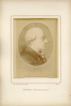 Ant. Meyer, Photog. Colmar, Théophile Conrad Pfeffel (1736-1909), auteur alsacien