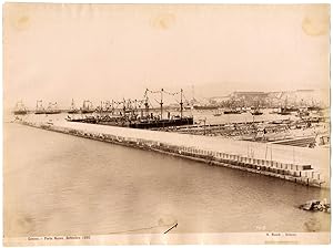Noack Alfred, Italie, Gênes, Genova, porto nuovo, settembre 1892