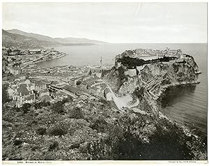 Monaco, vue panoramique du rocher et de Monte-Carlo
