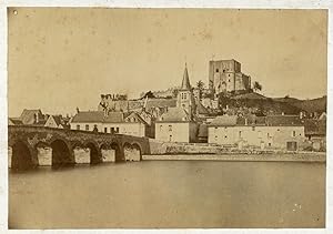 France, Loir-et-Cher, Le château fort de Montrichard, circa 1885