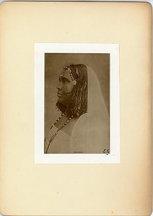 Soudanaise, ca.1900 vintage silver print