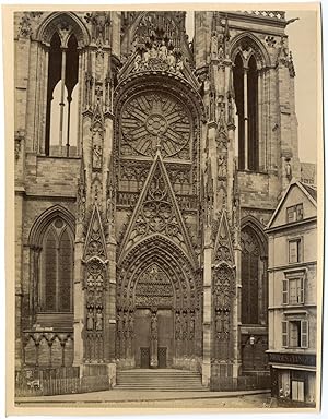 France, Rouen, cathédrale Notre-Dame, portail de la Galande