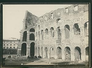 Italie, Rome, Le Colisée, ca.1900, Vintage silver print