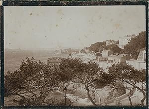France, Marseille, Vue de la côte, ca.1900, Vintage citrate print
