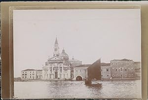 Italie, Venise, Santa Maria Della Salute ca.1900, Vintage citrate print