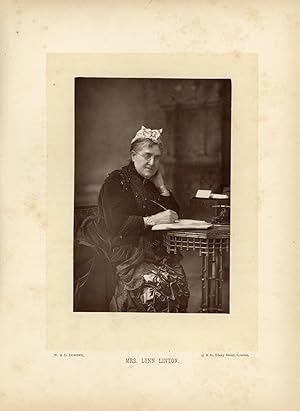 W & D Downey, London, Eliza Lynn Linton (1822-1898), journaliste